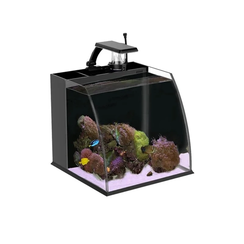 

LD33Household Full Set Hot Bending Seawater Fish Tank Aquarium