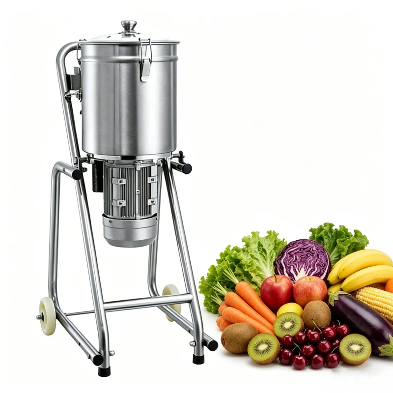 Food Processing Chopper Industrial Food Chopper Vegetable And Fruit Pulper Mixer Blender Multifunctional Food Processing