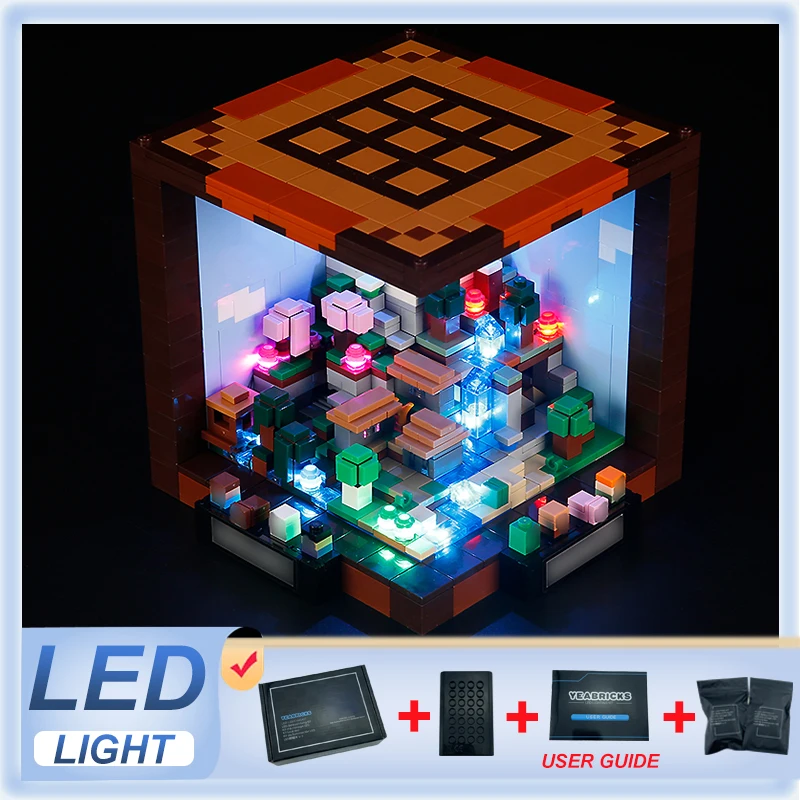 

DIY LED Light Kit For LEGO 21265 The Crafting Table (Only LED Light,Without Blocks Model)