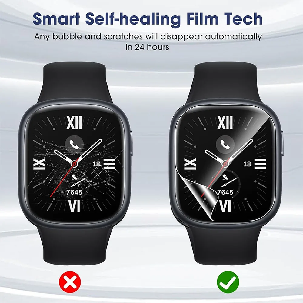 BEHUA 3Pcs Hydrogel Protective Film For Huawei Honor Watch 4 Soft Clear Screen Protector Film For Honor Watch4 Cover Accessories