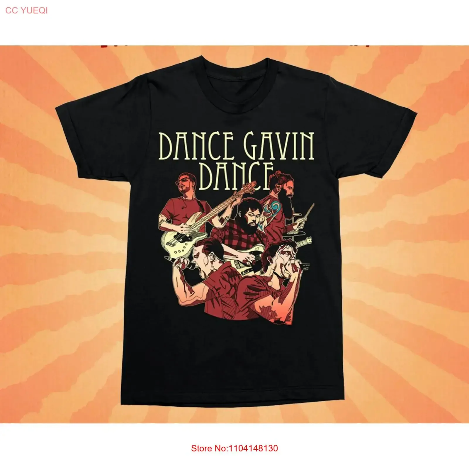 Vintage Dance Gavin Tour T Shirt Concert Size S 5XL IM0643 vintage Washed Comfortable Versatile Stretched Top For Everyday Wear