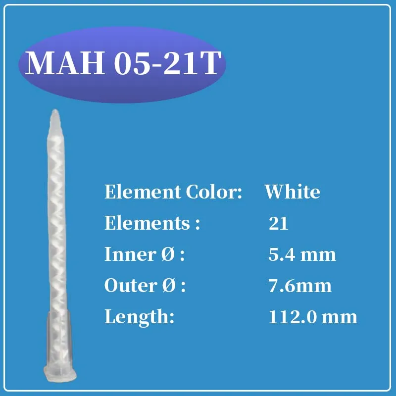 

SULZER MIXPAC Смеситель MAH 05-21T двухкомпонентный статический миксер 50шт.
