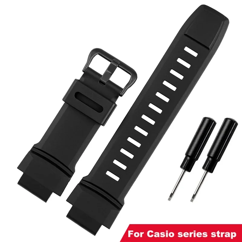 

High Quality 18mm Replacement Wristband For Casio PRG-260/550/250/PRG500 PRW-3500/2500/5100 Elastic Waterproof Silicone Strap