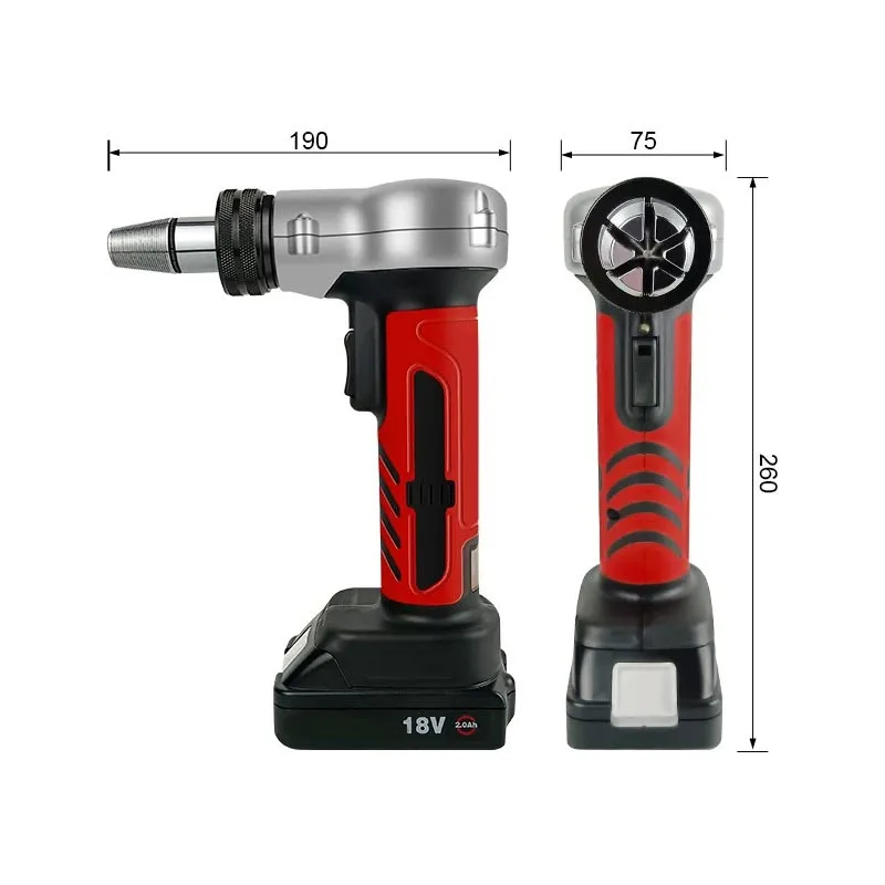 HL-1632 E-Xa Cordless Tube Expansion Tool Kit  Lithium Battery Expander Flaring Tool for Air Conditioners Floor Heating Tube
