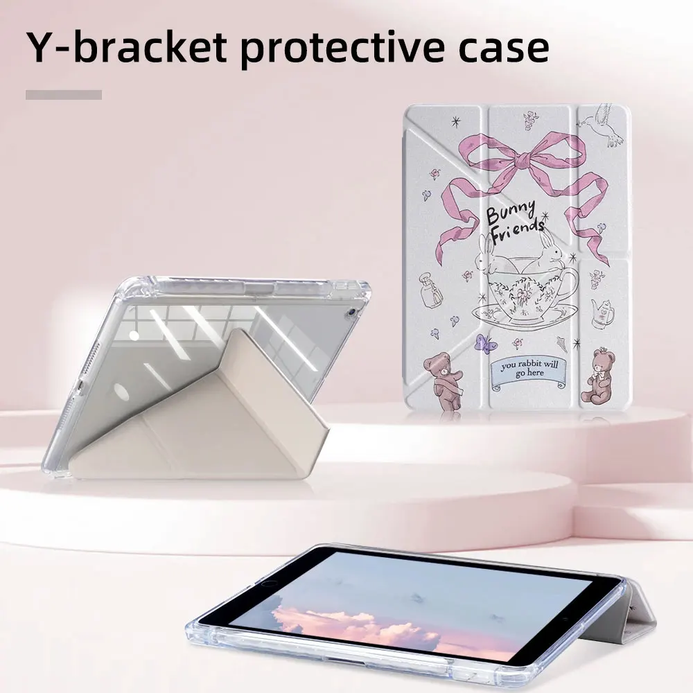 For iPad Pro 11 Case iPad Air 11 13 M2 2024 Pro 11 13 M4 10.2 7/8/9th 10th Gen 10.9 Air4/5 Pro 12.9 4/5/6th iPad 9.7 mini 6 Case