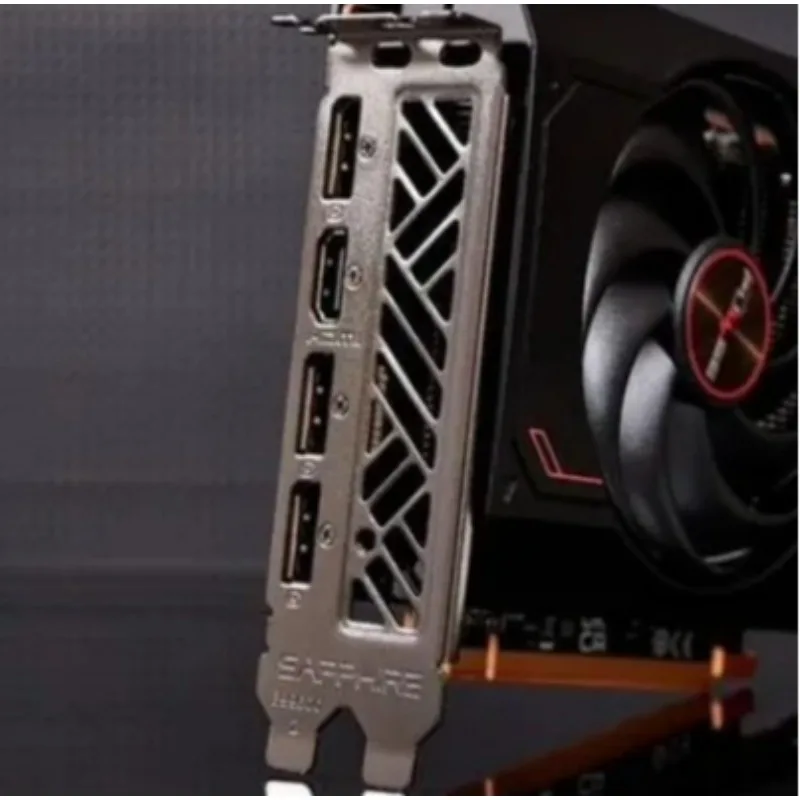 I/O IO Shield Baffle Blank for Sapphire Radeon RX 7600 8G D6 Graphics BackPlate Bezel Blocking Plate