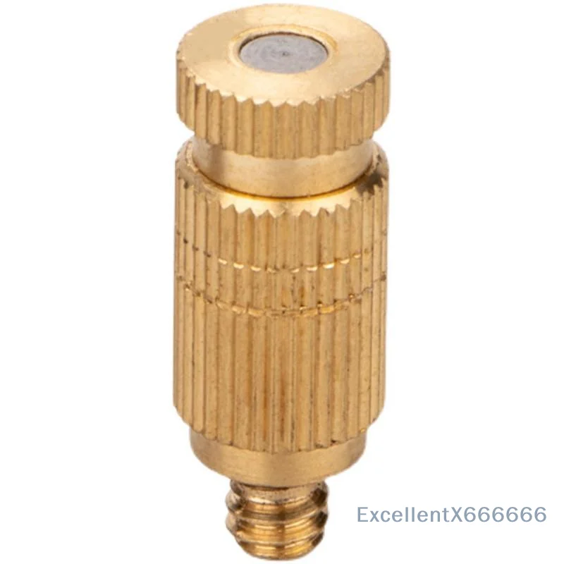 High Pressure Atomizer Nozzle Anti-Drip Space Saving Fogging Spray Head for Small Scale Greenhouse Irrigation