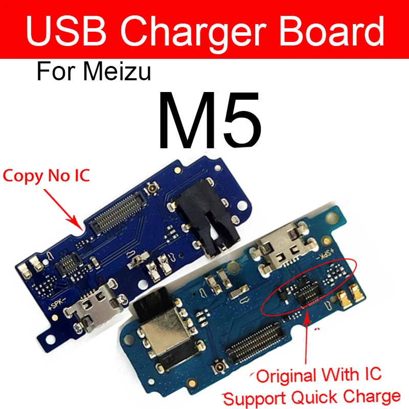 Charging Port Board For Meizu M5 M5c M5s M6s S6 M6 Note Charger USB Jack Board With Microphone For Meilan A5 Replacement Parts