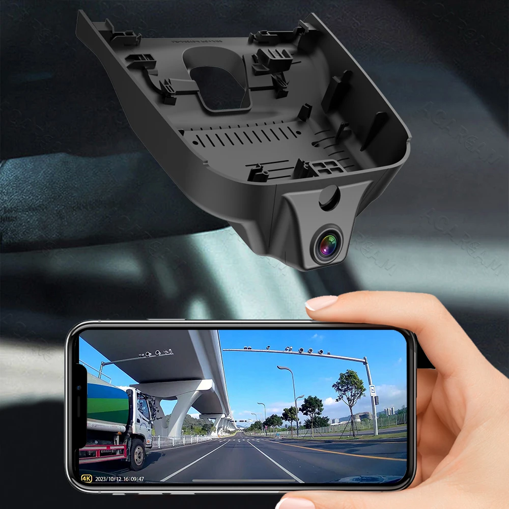 

ACARCAM 4K HD передняя и задняя двойная камера, видеорегистратор, WIFI, приложение для подключения автомобиля с супер ночным видением для HONDA XR-V