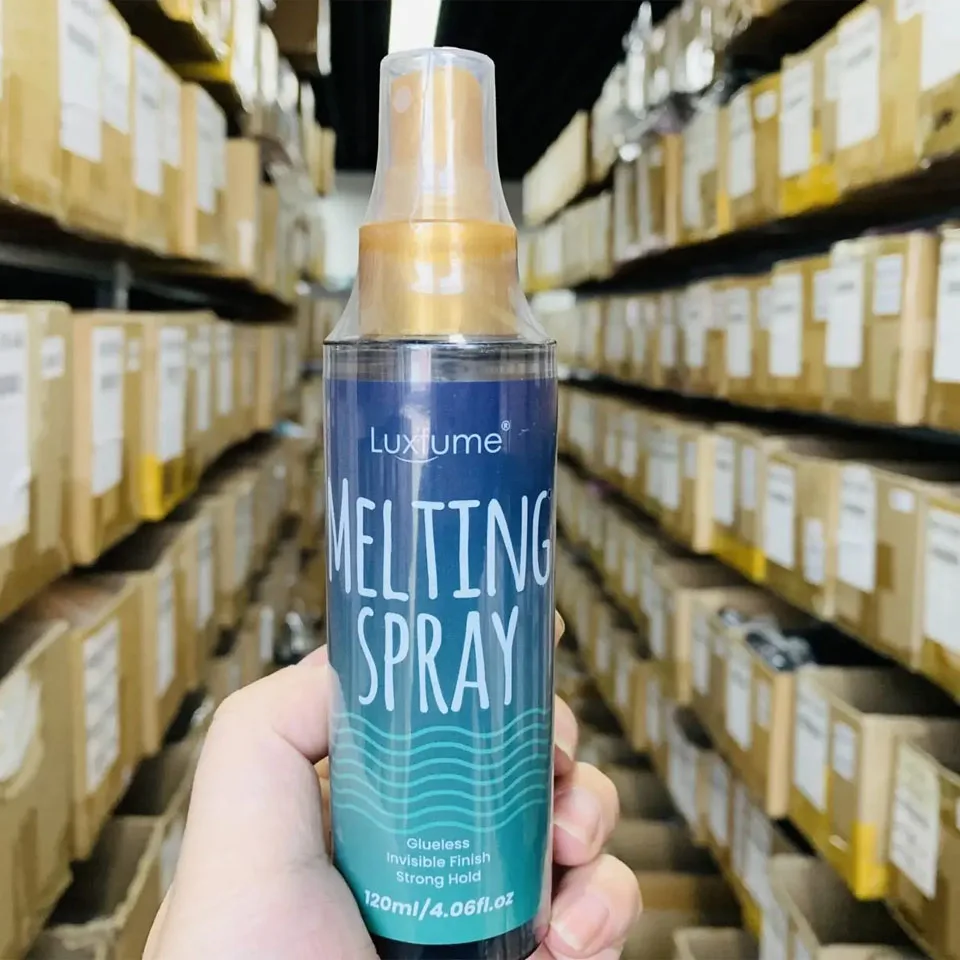 

​ 120 мл клей для кружевного парика, быстросохнущий спрей, долговечный невидимый кружевной натуральный плавящийся и удерживающий мусс-спрей, клей для передних кружевных париков