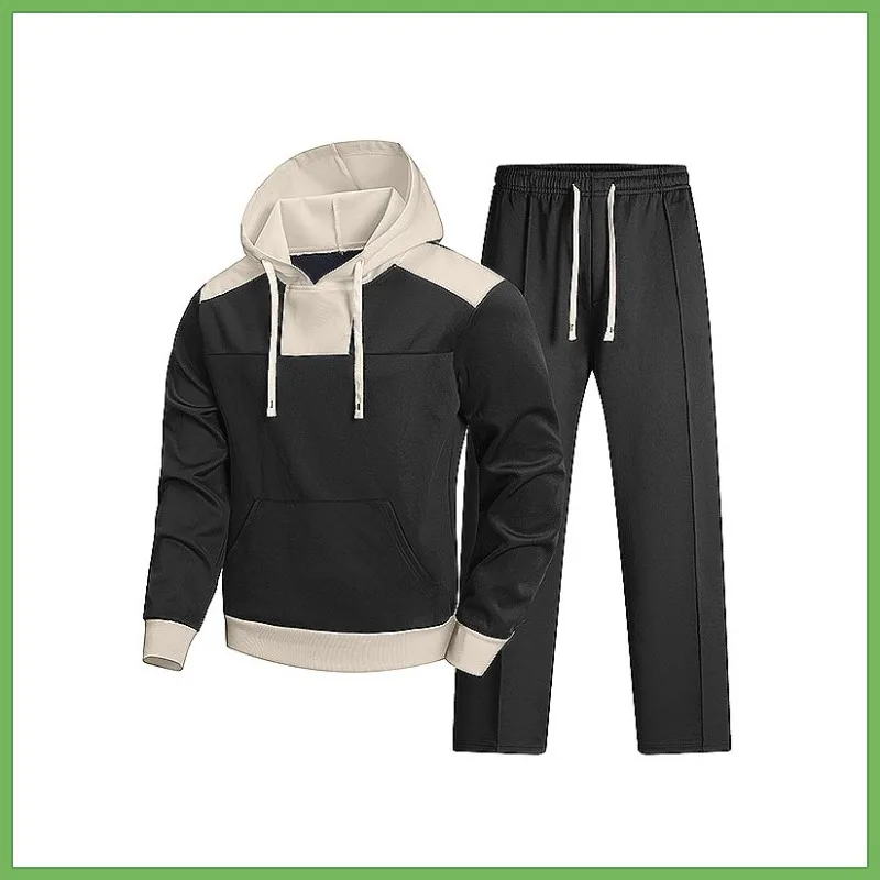Windproof Breathable Jogging Suit Men Outdoor Training Gym Fitness Running Tracksuit Sportswear Athletic Set Activewear Workout view 2