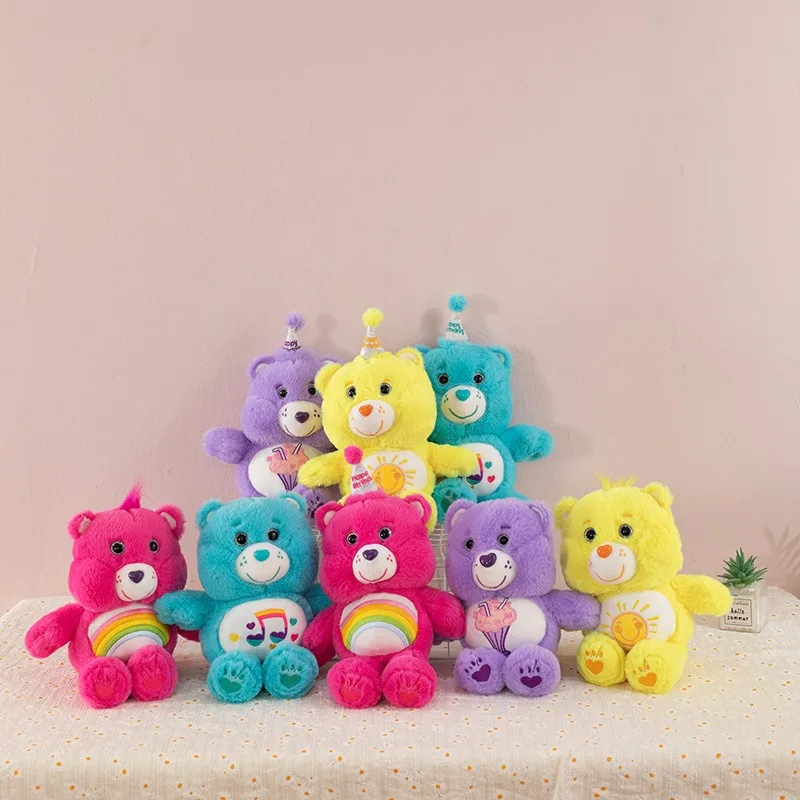 

Miniso Care Bears Раздражаемый медведь Радужный медведь Плюшевая кукла Love Bear Милая кукла для мальчиков и девочек Подарок на День святого Валентина Праздничный подарок