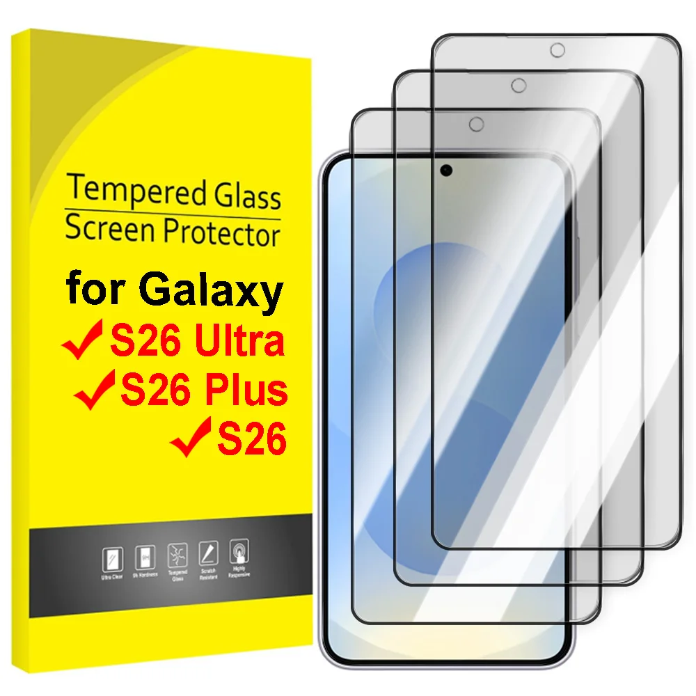 

1-4Pcs Screen Protector for Samsung Galaxy S26 Plus 9H Tempered Glass HD Clear Anti-scratch Protective Film for Galaxy S26 Ultra