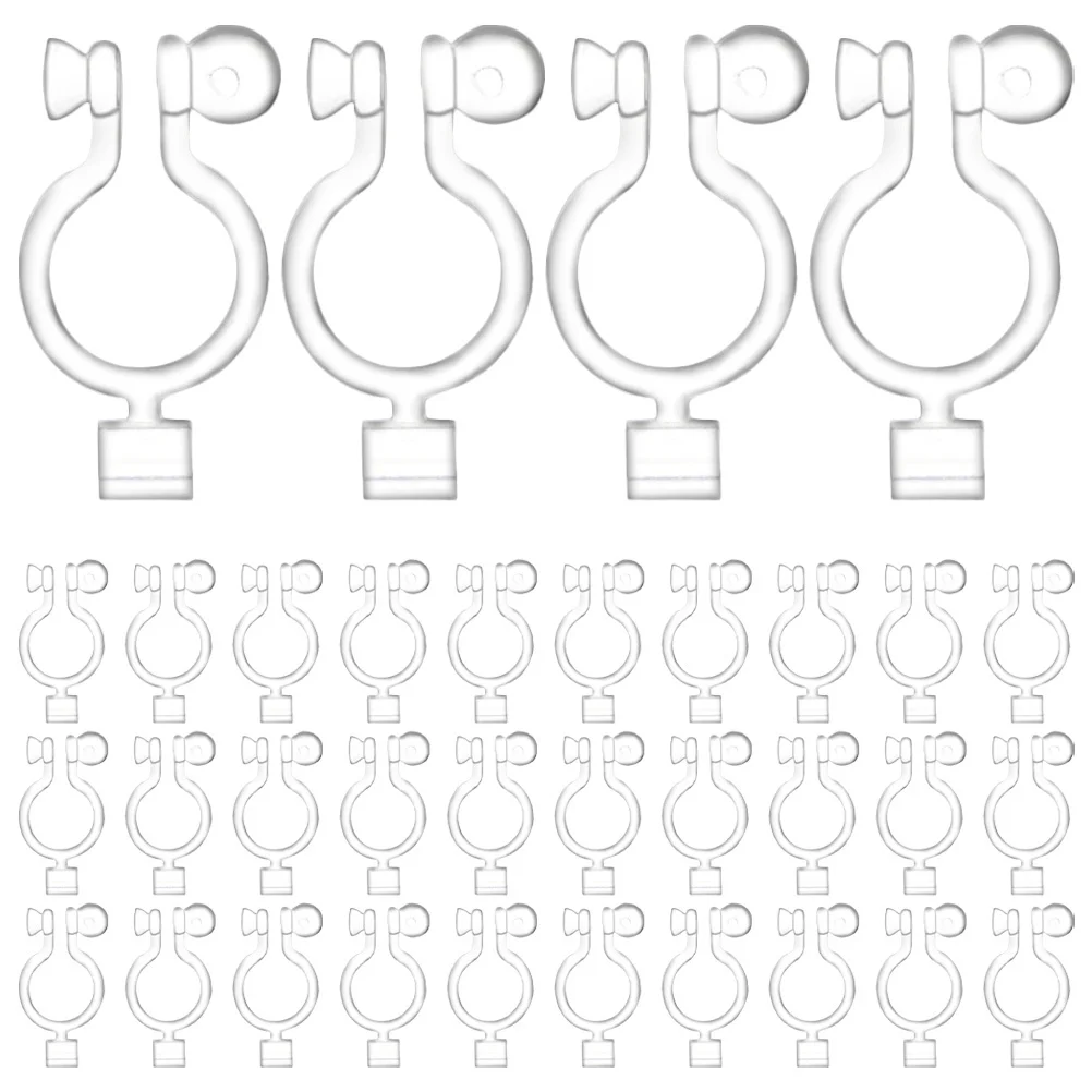 

50 шт., преобразователи зажимов для ушей, прозрачные силиконовые зажимы для сережек без пирсинга для изготовления ювелирных изделий своими руками, принадлежности для рукоделия, клипсы на серьги
