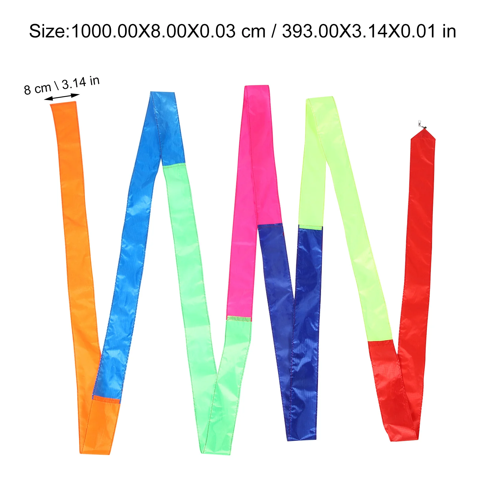 2 pçs arco-íris cauda kite streamer fita de tecido brilhante para decoração de kite voador ao ar livre acessório leve reutilizável