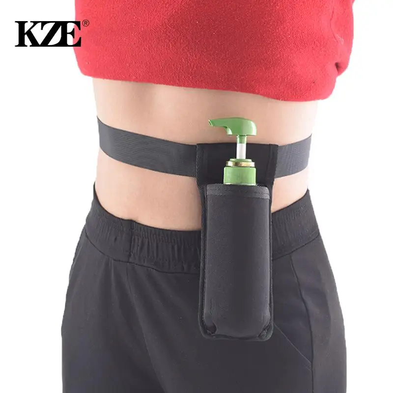 

Massage Bottle Holster Washable Oxford Cloth Storage Bags Hold Massage Lotion Essence Oil Dispenser Waist Belt Holder