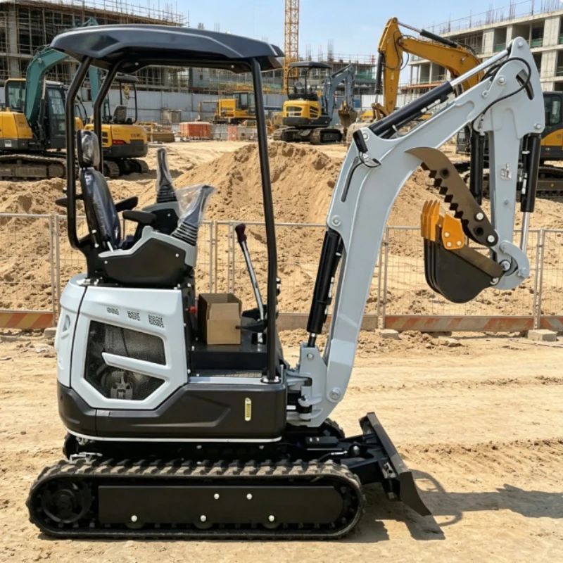 Customized Mini Excavator 2 Ton Zero Turning Radius Hydraulic Digger for Narrow Garden Space and Farm Trenches