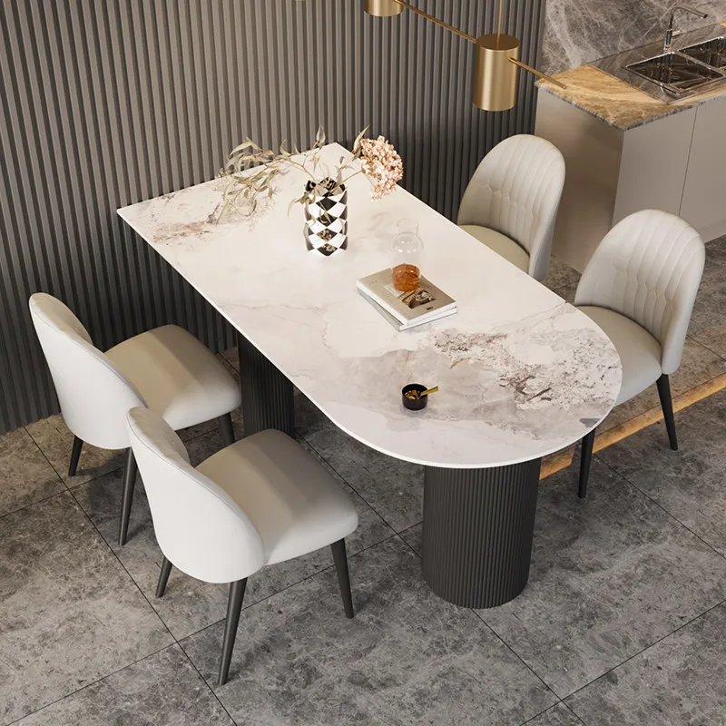 

Space Saving Nordic Dining Table Modern Luxury Restaurant Small Dining Table Designer Lounge Mesas De Comedor Kitchen Furniture