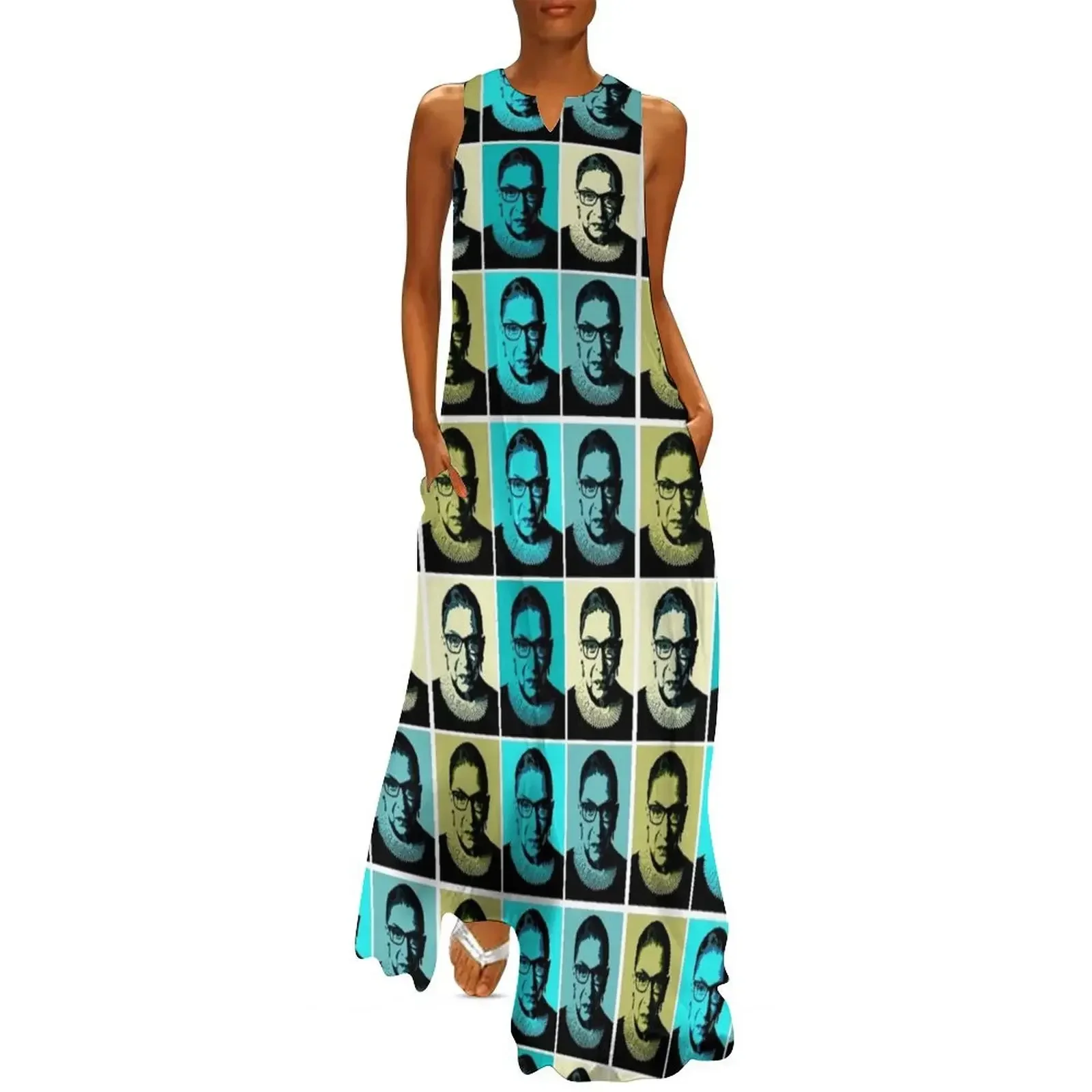 

RBG - Greens - I Dissent Long Dress summer dress summer dress woman 2025 luxury dresses