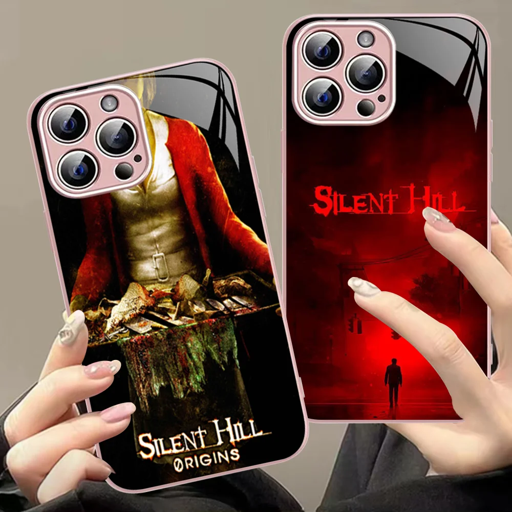 

Horror Games Silent Hill Phone Case For IPhone 14 13 12 Mini 11 Pro XS Max X XR 14 Plus Tempered Glass Cover