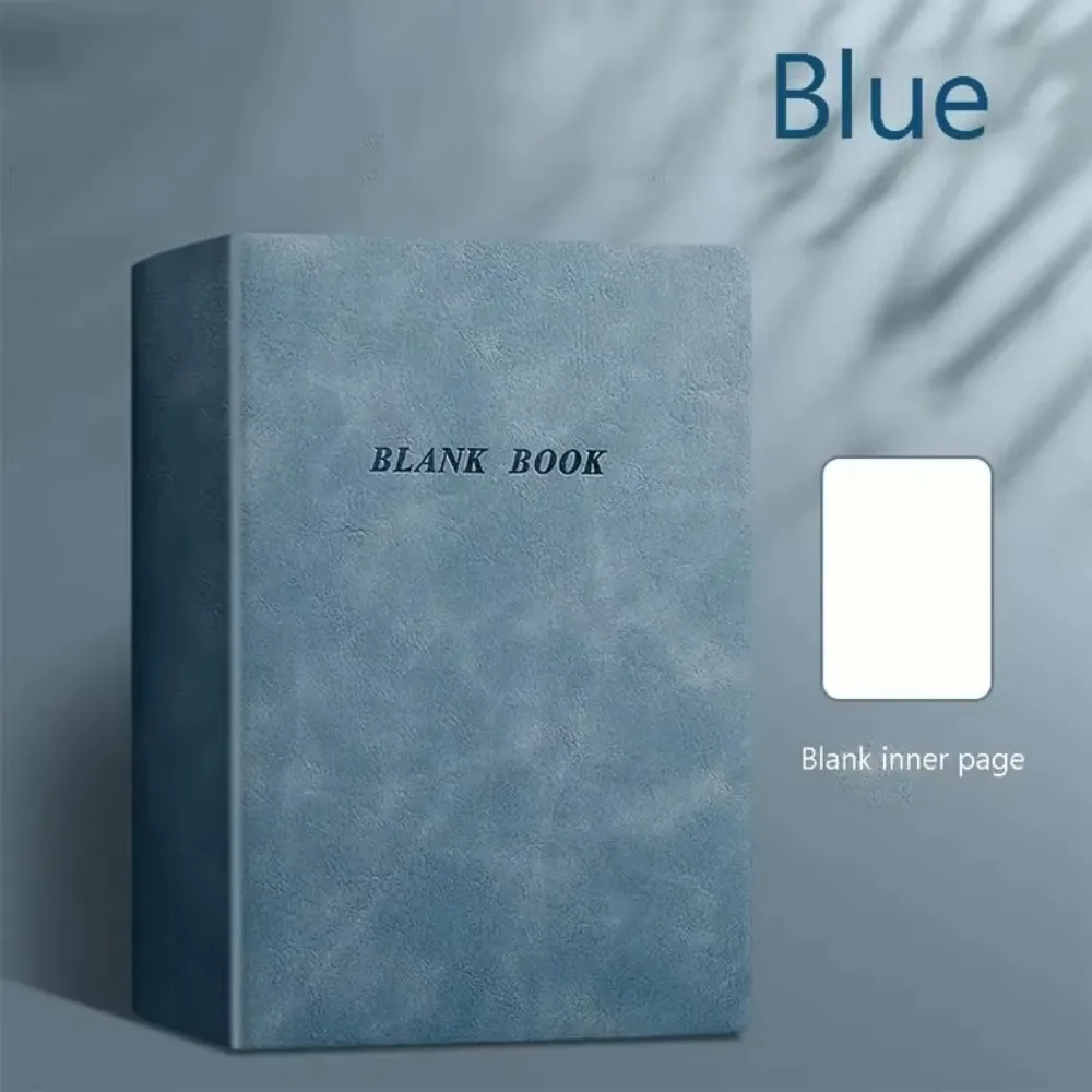 High Quality PU Soft Cover Notebook 368 Sheets A5 Notepad Blank Inner Page Thick Sketchbook School Office
