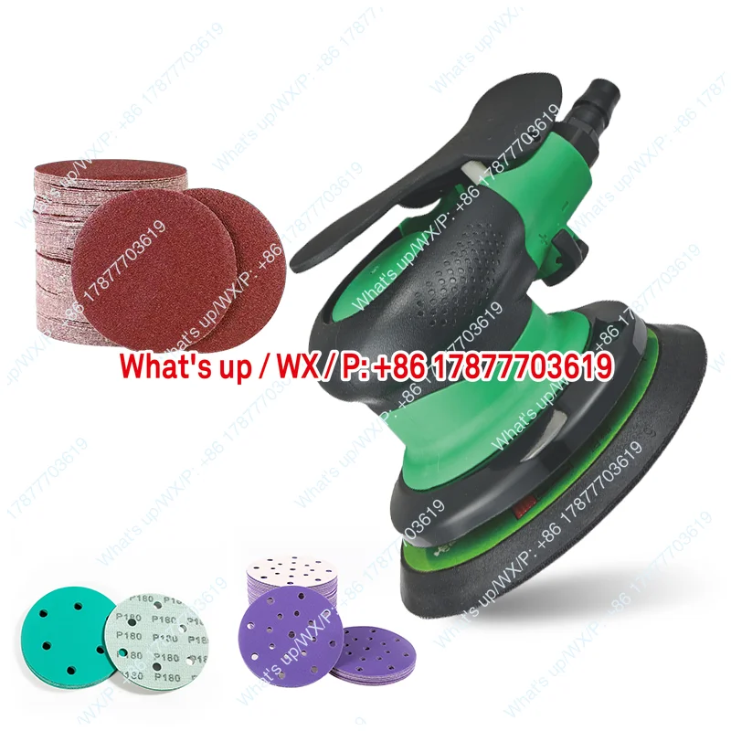 5 Inch Random Orbital Sander 125/150mm Sandpaper Sander Stone Wood Metal Polishing Air Sander Pneumatic Tools