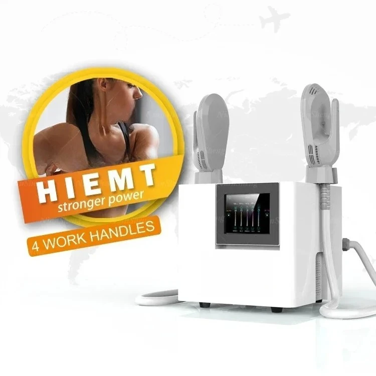 Ems emt hiemt sculpt 2/4 مقابض محفز العضلات المحمول نحت hiemt pro hiems max3 max4 آلة نحت الجسم #2