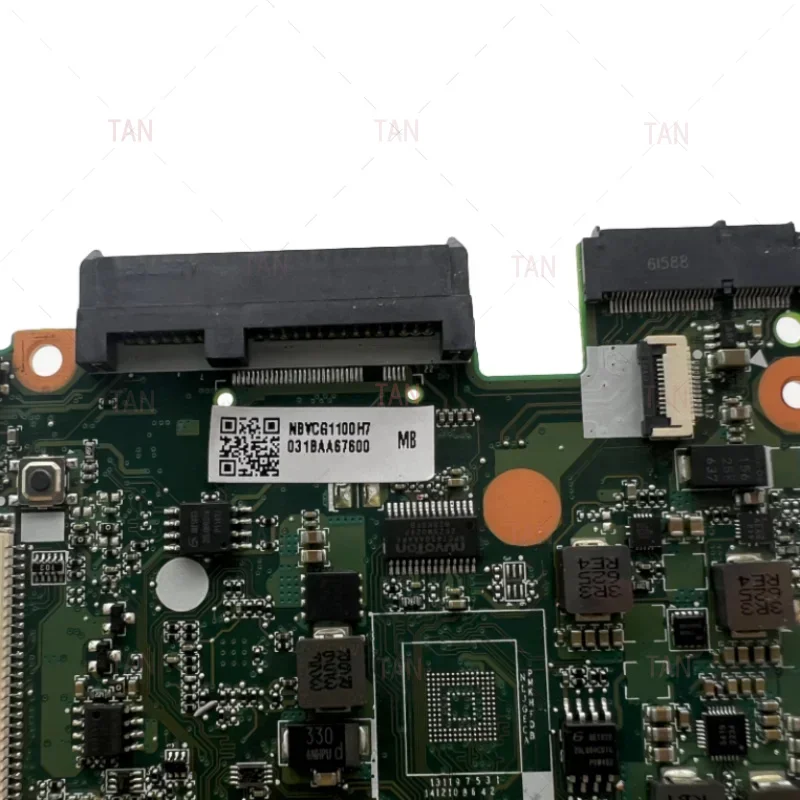 DA0ZHXMB6C0 لشركة أيسر أسباير B117-M اللوحة الأم للكمبيوتر المحمول NBVCG1100H مع وحدة المعالجة المركزية N3710 + 4GB RAM + SSD اللوحة الرئيسية 100% اختبار سريع السفينة TT