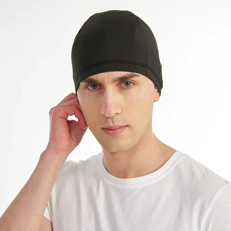 

Summer Mesh Cycling Hat Windproof Sunscreen Quick Drying Fitness Thin Sport Hat Bicycle Motorcycle Inner Tank Headset
