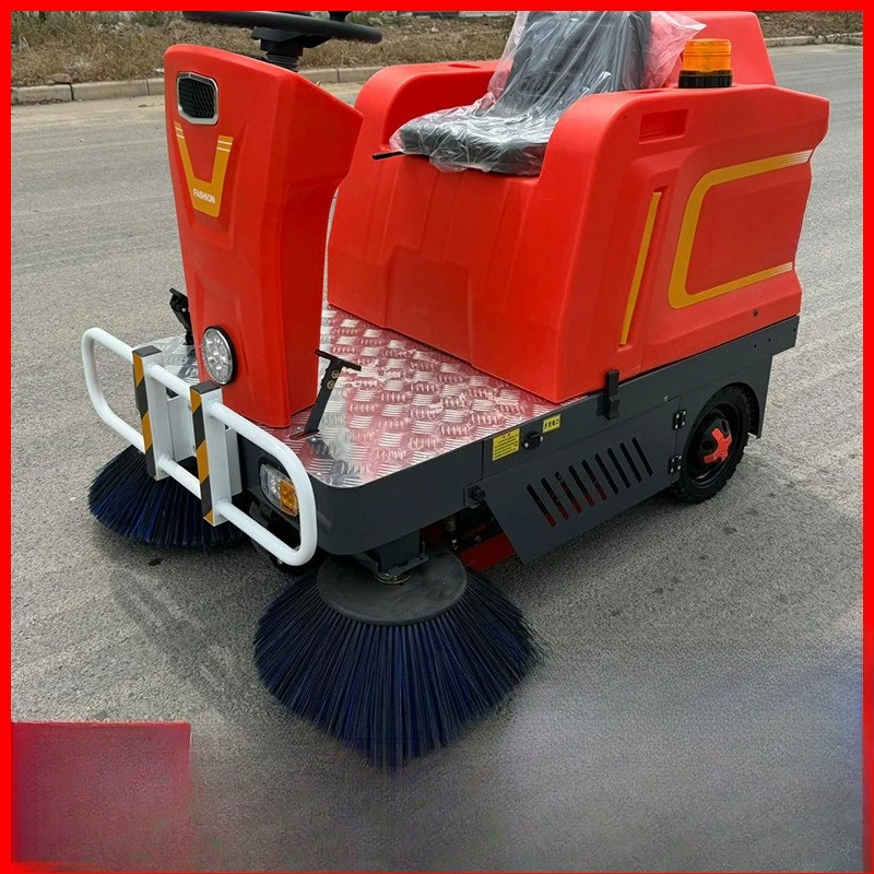 

New Energy Electric Sweeper 1300 Sweeper Factory Workshop Factory Warehouse Road Sweeper