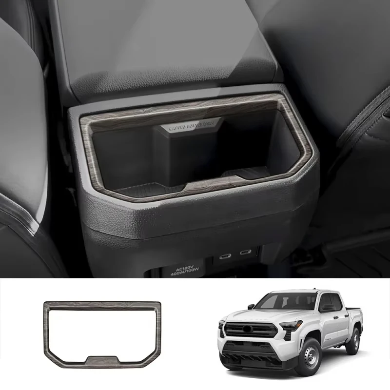 

Fit for Toyota Tacoma 2024 Water Cup Holder Trim Center Console Cup Holder Trim Car Accessories