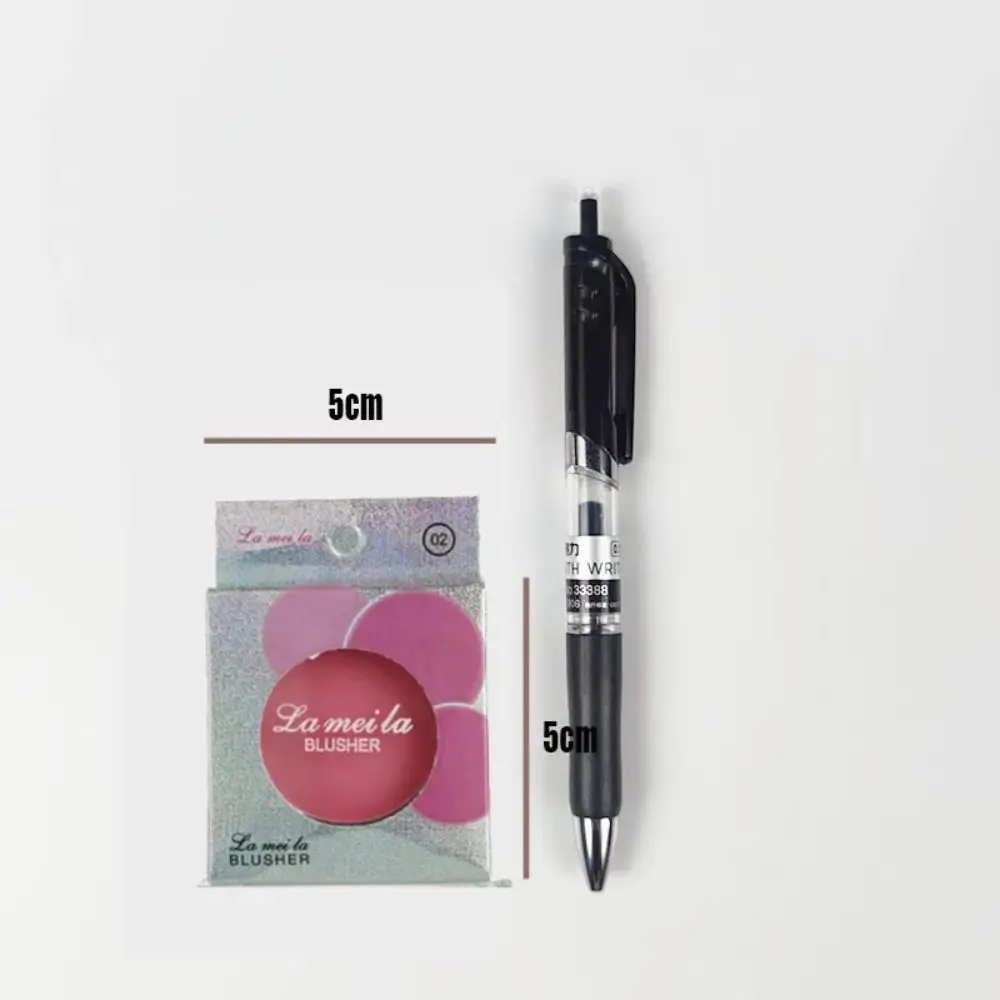 New Matte Monochrome Blush Face Mineral Pigment Korea Natural Blush Nude Pink Blue Contour Shadow Cheek Blusher Cosmetic