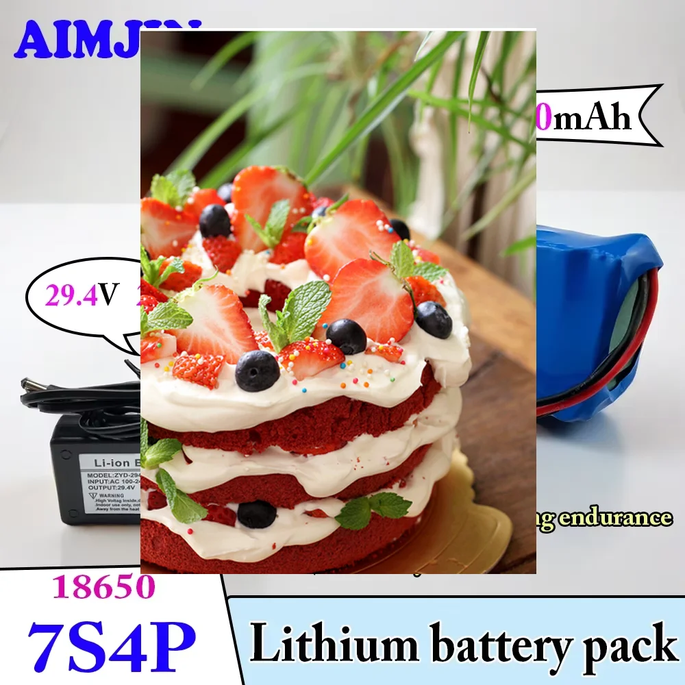 

7S4P 29.4V Electric Scooter Battery 18650 Lithium Battery for Electric Scooter 24V 29.4V Battery