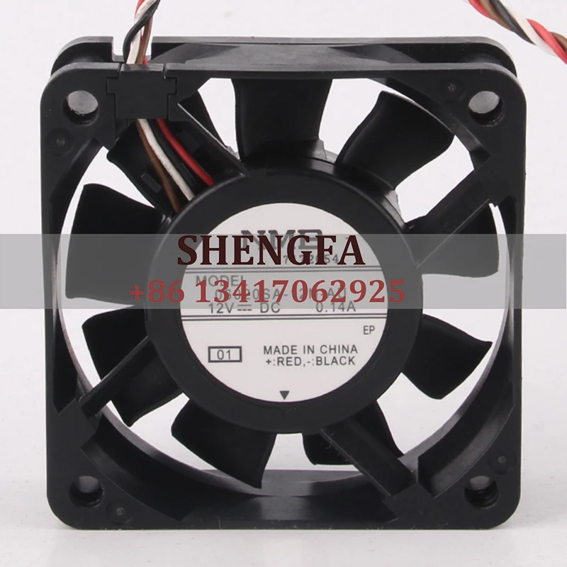 NMB Case Fan 06020SA-12N-AU 60×60×20mm 12V 0.14A 6020 Switch Server Cooling Fan