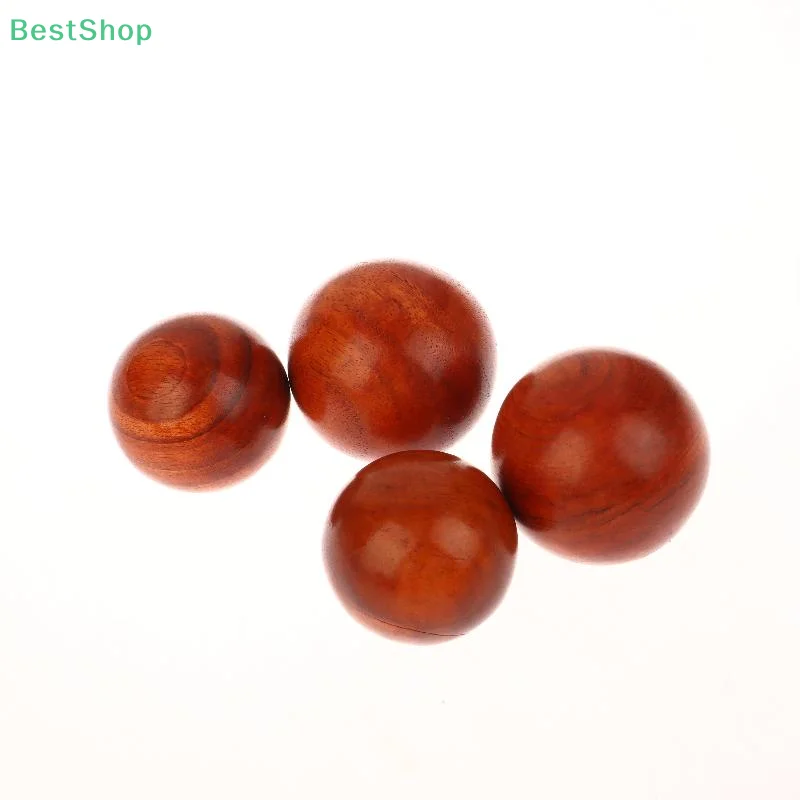 ★ ★ ★ 2 palline per massaggio in palissandro, palla per esercizi, palla per riabilitazione, giocattoli artigianali intagliati in stile cinese