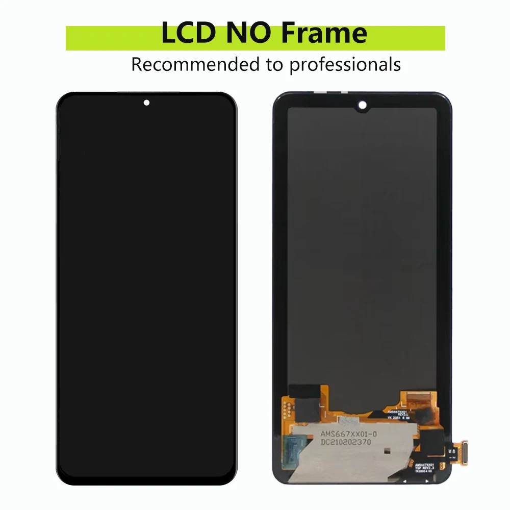 AMOLED Screen For Xiaomi Poco F4 Screen LCD Display Screen Digitizer Assembly for POCO F4 22021211RG 22021211RI Touch Screen