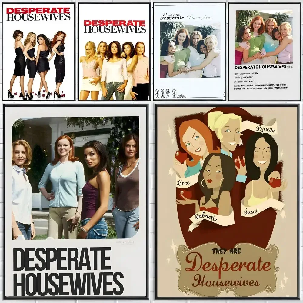 Series Drama Desperate Housewives Poster Distinct Home Decor Concepts Chic Indoor Art Pieces