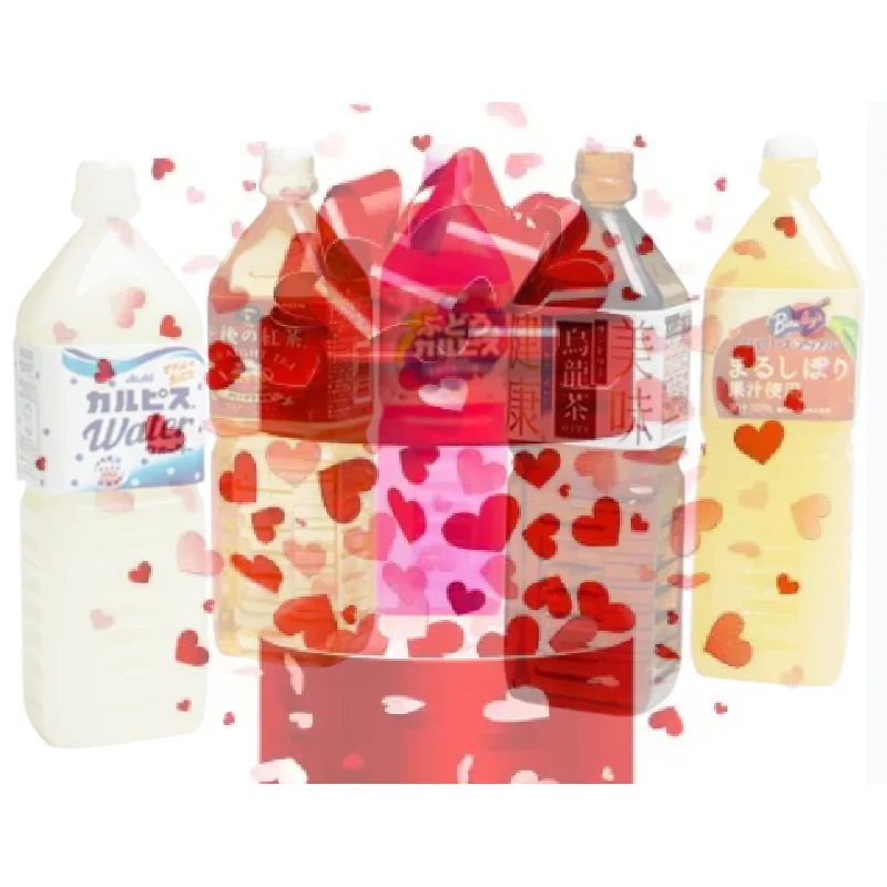 5Pcs 인형 집 미니어처 일본식 주스 병 음료 병 모델 인형 집 장식을위한 주방 액세서리 어린이 장난감 선물