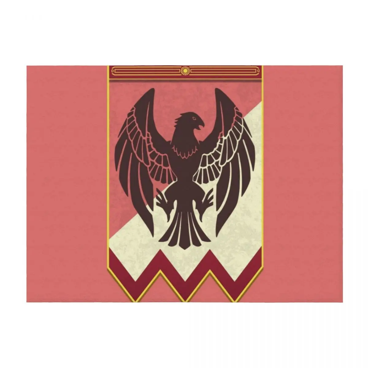 

Fire Emblem 3 Houses: Black Eagles Banner Throw Blanket Hairys anime Plush Softest Blankets