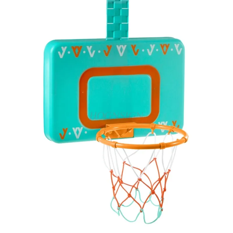 Kinderponsvrij en verstelbaar hangend basketbalrek voor binnen, huishoudelijk schietframe, wandhangend basketbal