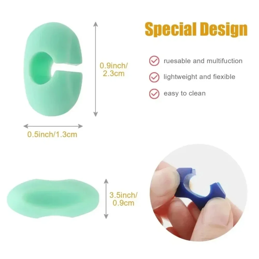 12pcs Silicone Wine Glass Marker Juice Champagne Cup Goblet Label Mug Tag Bar Wedding Identification Color Random Party Tools