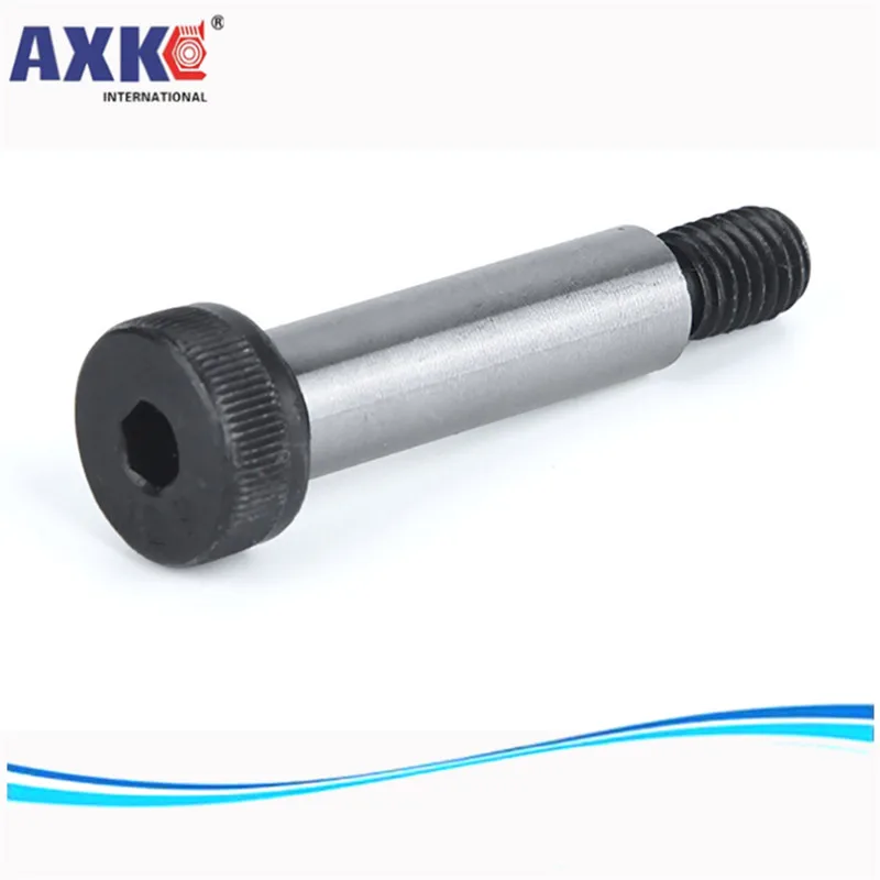 AXK M10 M12  5pcs High-Precision Roller Bearings Hexagon Socket Head Shoulder Screw Plug Screw Shaft Shoulder Limit Bolt