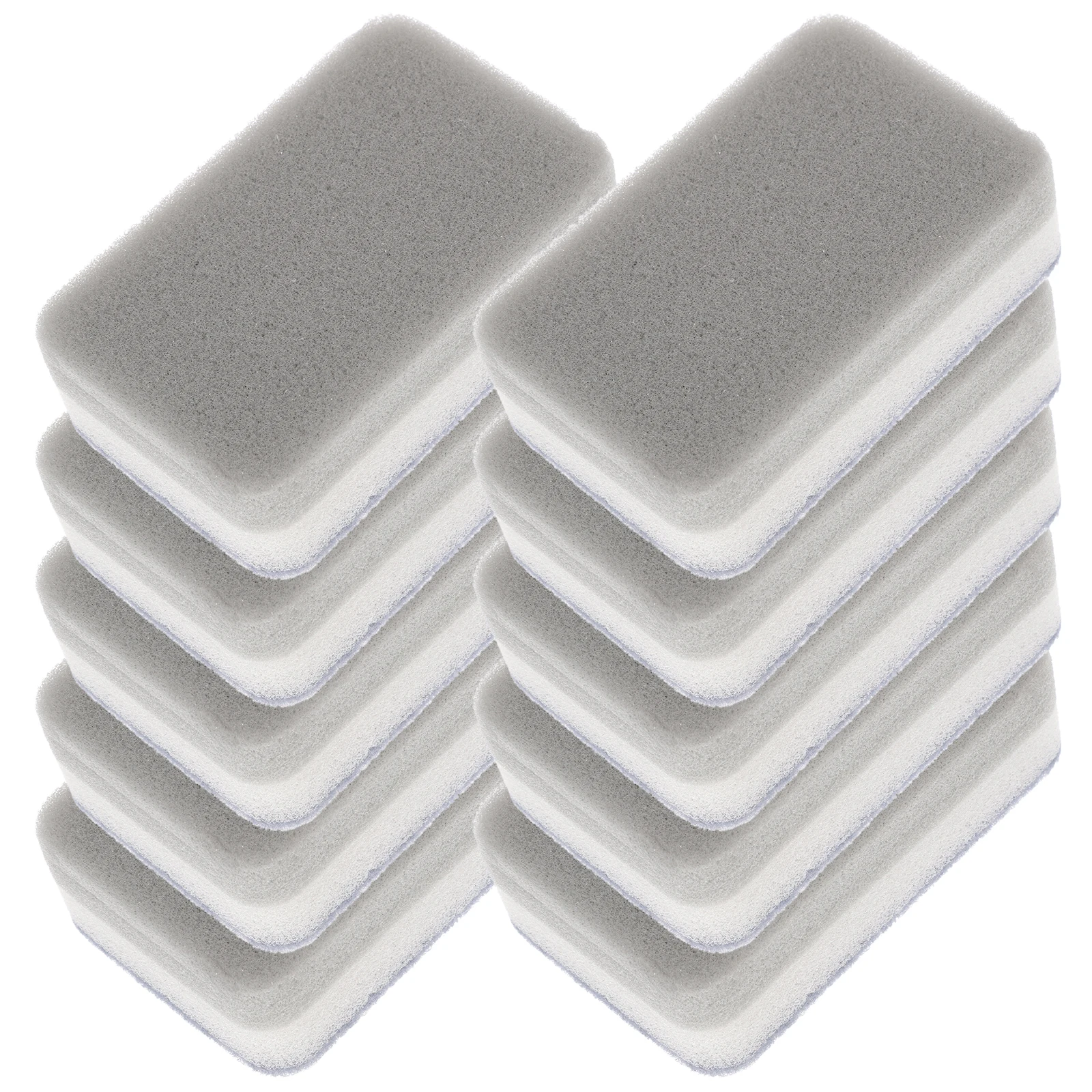 

10pcs Kitchen Scrub Sponge Highly Absorbent Soft Durable Scouring Pad Cleaning Sponges Dishwashing Tools Pan Pads