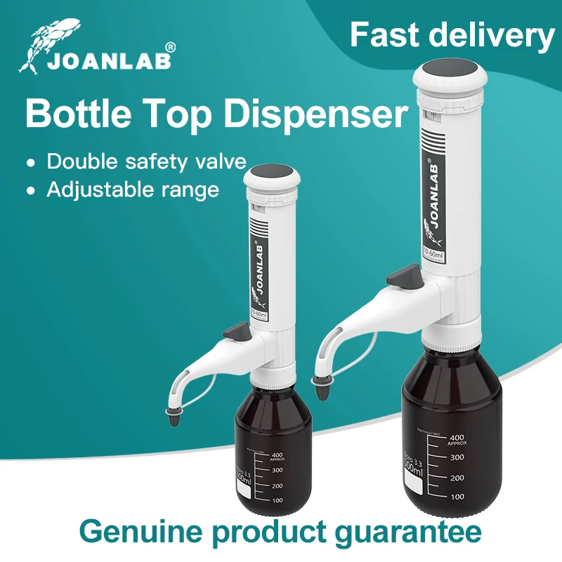 

Диспенсер для бутылок JOANLAB для лабораторной обработки жидкости, автоклавируемый регулируемый лабораторный диспенсер, принадлежности для лабораторного оборудования