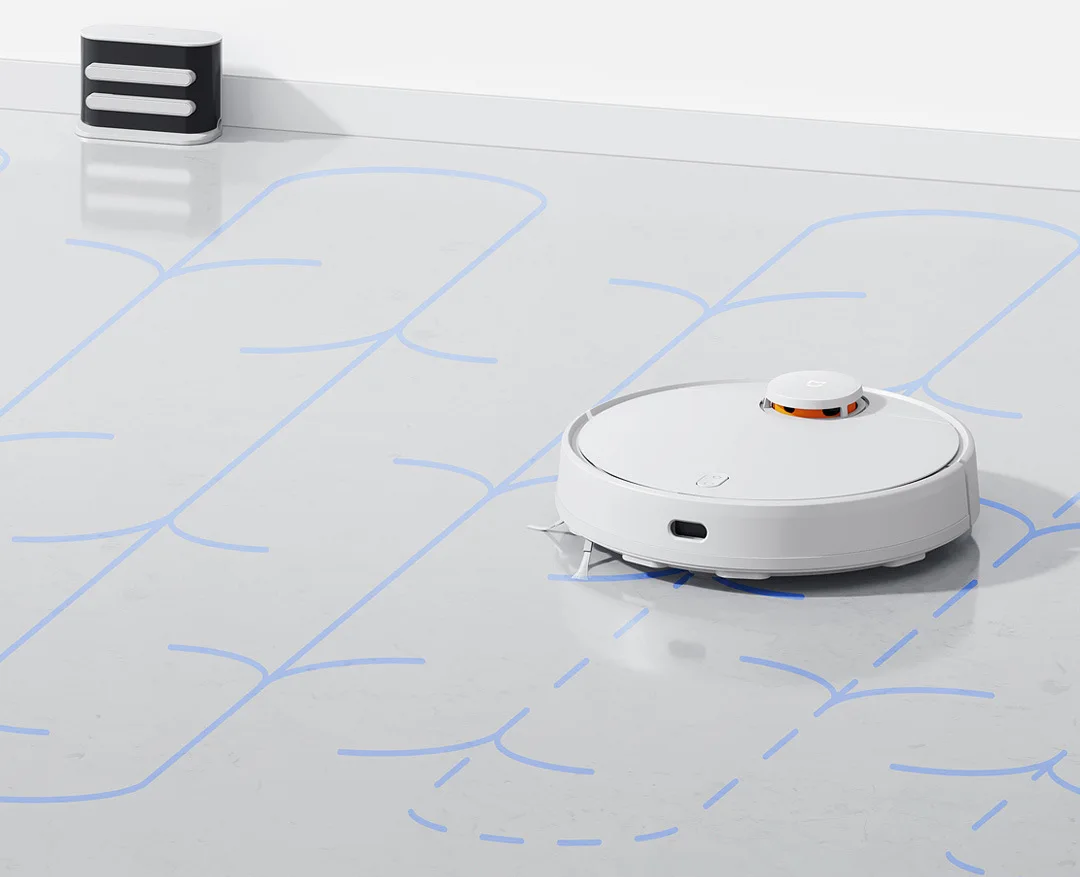 XIAOMI MIJIA 3C Robot Mop for Home Sweeping Dust Sterilize 4000PA Cyclone Suction Washing Mop App Smart Planned