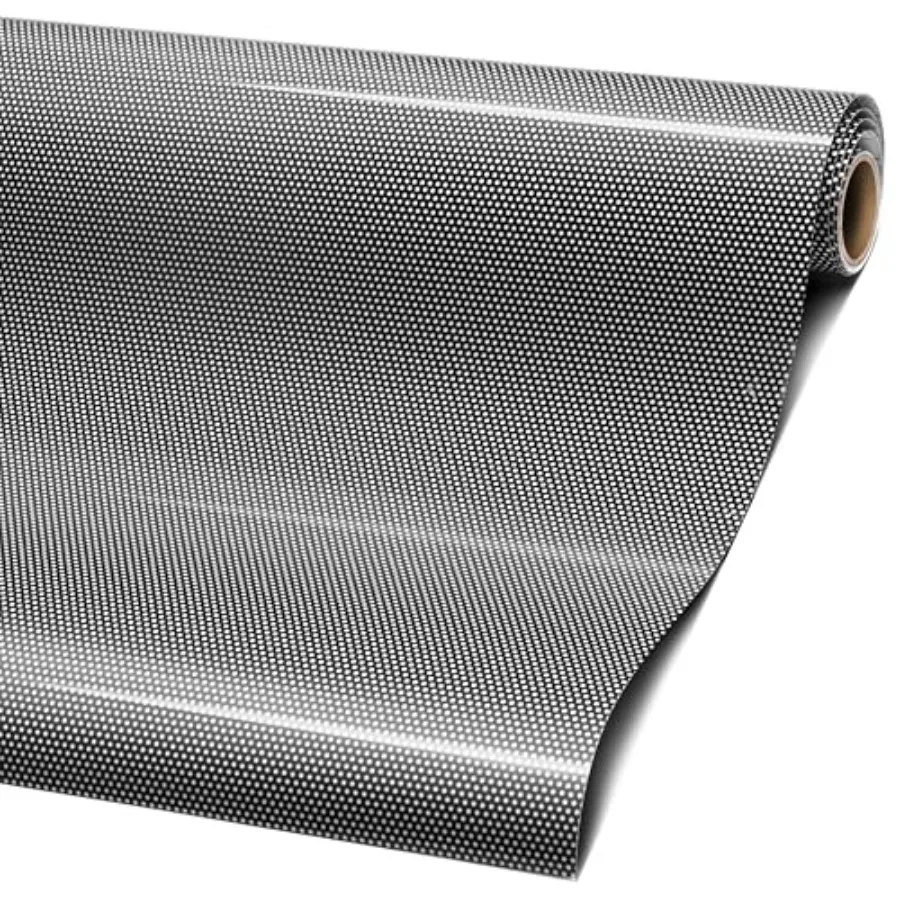 

One-Way Perforated Black Vinyl Privacy Window Film Adhesive Glass Wrap Roll 10ft x 54 inches
