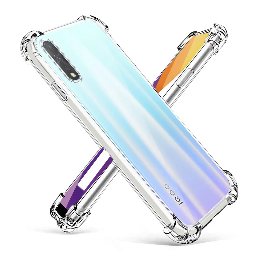 For VIVO v17 Neo Case Clear Shockproof Silicone Soft Phone Cover Cases For Vivo V17 Neo Coque For vivo v17 Neo Transparent Funda