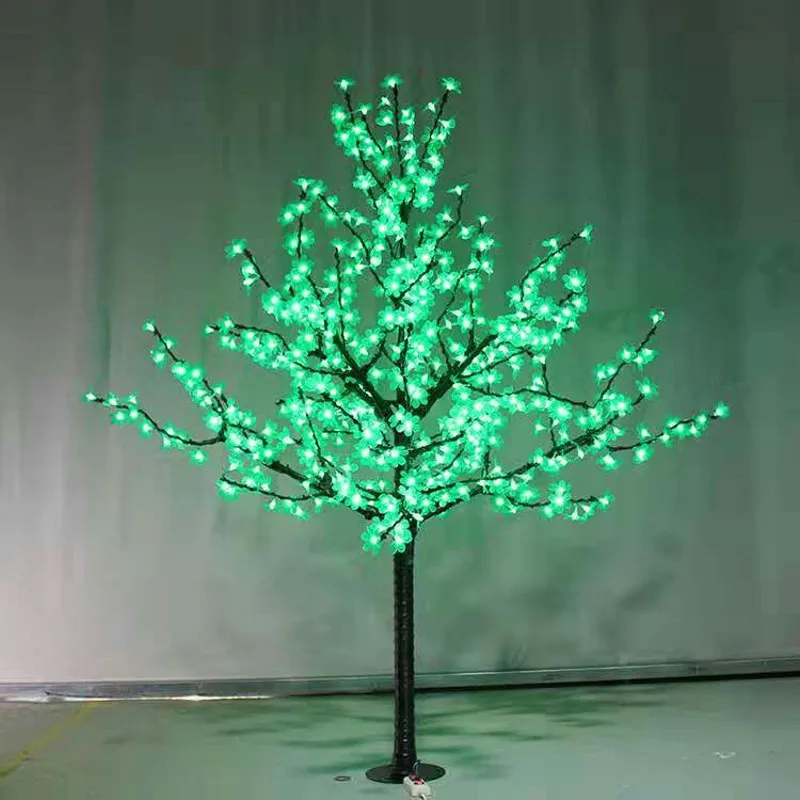 1.5mm1.8m Shiny Led Cherry Blossom Christmas Tree Lighting Waterproof Garden Landscape Decoration Lamp For Wedding Party Decor