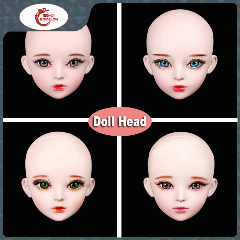 

Handpainted Doll Head/ Female Hand for 1/3 Bjd Doll Body Girl Dolls Accessories Toys For Girls