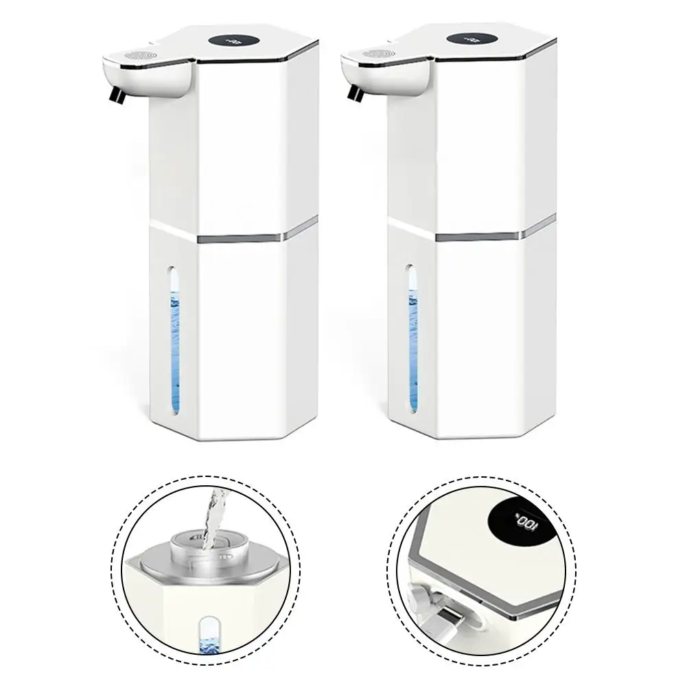 

Автоматический бесконтактный дозатор мыла Умная пенная машина для безопасного мытья рук Пенообразование действия Автоматический дозатор мыла